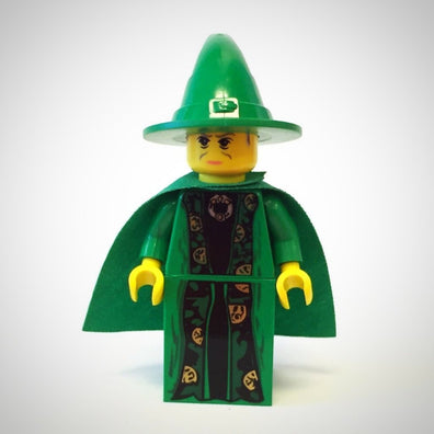 LEGO Minifigure-Professor McGonagall, Green Robe and Cape-Harry Potter / Chamber of Secrets-HP022-Creative Brick Builders